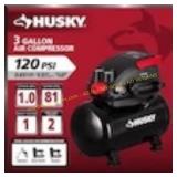 Husky 3 Gallon Air Compressor