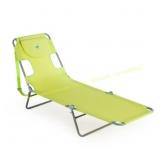 Ostrich The Original Chaise Chair, Lime Green