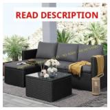 complete? Walsunny Gray Outdoor Furniture Set