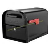 Oasis 360 Black Parcel Mailbox, 2-Access Doors