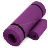 CAP Barbell 1/2-In Yoga Mat with Strap