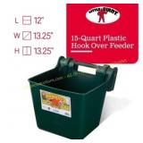 Little Giant HF15GREEN Heavy Duty 15 Qt Feeder 2ct