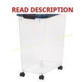 IRIS WeatherPro Pet Food Storage with Casters