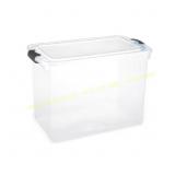 Homz 112 Qt Latching Clear Storage tote
