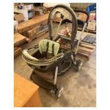 Twin seat stroller