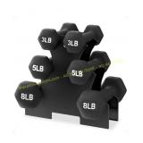 BalanceFrom 32 lb Neoprene Dumbbell Set