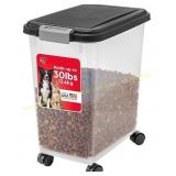 IRIS 33qt/25lb Airtight Pet Food Storage