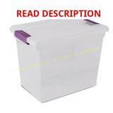 Clear-View Storage Containers-27 Quart 6pk