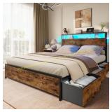 Forestell Full Bed Frame with Storage