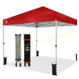 complete?CROWN SHADES 8x8 Pop Up Canopy, 8 Stakes