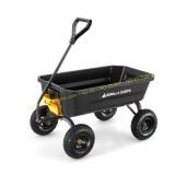Gorilla Carts Poly Dump Cart 600 lb. cap.