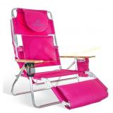 Ostrich Pink Folding Beach Chair