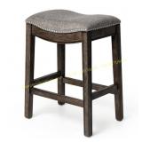Adrien 26" Walnut Backless Stool