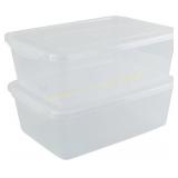 Vababa 2-Pack 16L Plastic Dough Proofing Box