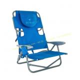 Deltess Blue Folding Beach Chair