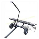 Pine Straw ATV Tow-Behind Landscape Rake