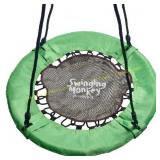 Swinging Monkey 30" Tree Saucer Swing, Green