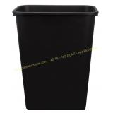 Amazon Basics 10 Gal Wastebasket, Black