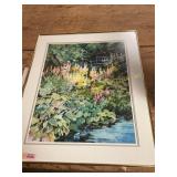 Framed "The Frog Pond"