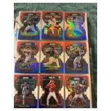 MLB Prizm Red White + Blue Refractor Collection