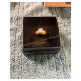 Unverified Ladies 1ct Size 8 Gold Engagement Ring