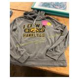 XL Iowa Hawkeye Distressed Hoodie