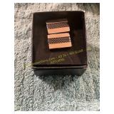 Unverified Silver + Carbon Fiber Cuff Links