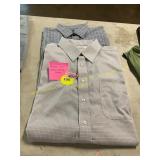 2ct Mens Button Downs Size 17 1/2 / 33