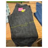 Wrangler 42x30 Black Jeans