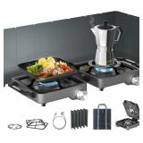 27000 BTU 2-Burner Camping Stove