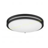 Project Source 1-Light 17-in Matte Black Mount
