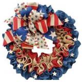 Patriotic 4th of July Front Door Wreaths