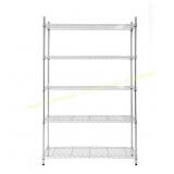 Style Selections 5-Tier Shelving Unit, Chrome