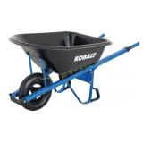 Kobalt 6-cu ft Push Wheelbarrow 1 Wheel