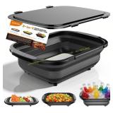 BBQ Prep Tub with Cutting Board and Lid