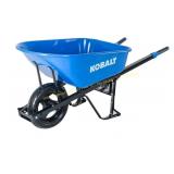 Kobalt 6-cu ft Steel Push Wheelbarrow