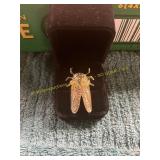 Unverified Antique Size 7.5 Cicadas Gold Ring
