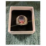 Unverified 250th Ann. Size 12 Silver/Gold Ring