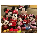 Flat of Minnie Mouse Plushies