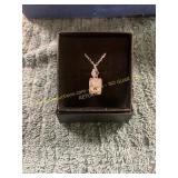 Unverified White Gold 1ct Diamond Necklace