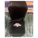 Unverified 1.5 Hear Diamond Size 7 Ring