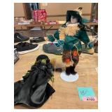 Wicked witch & scare crow dolls