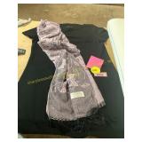 Lavender Scarf, Talbots LP Cotton Dress