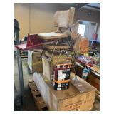 Tile Cutter, Vintage Chair, Blinds, Etc