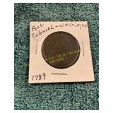 1789 Post Colonial Washington Coin