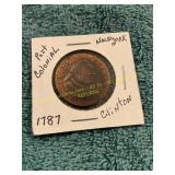 1787 George Clinton Post Colonial Coin