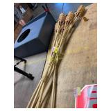 5 tiki torches
