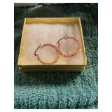 Unverified Vintage Rose Gold Earrings