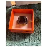 Unverified Mens Size 9 Onyx Ring