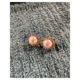 Unverified Antique Diamond/Pearl/Gold Earrings